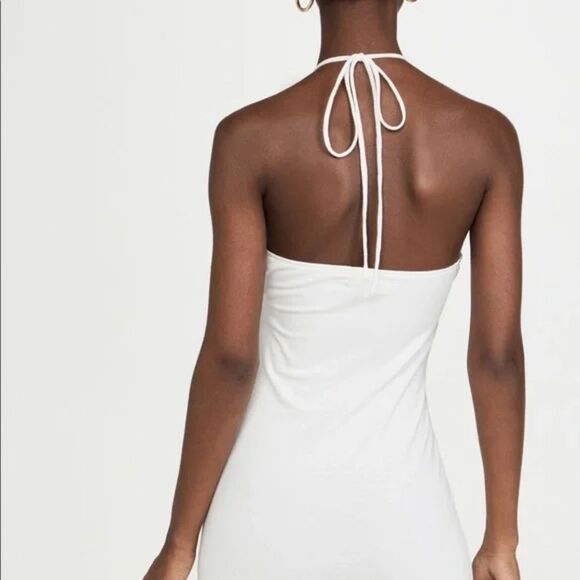 NWT Glamorous Care Cut-out front Detail Mini Dress in White. Size 10 - Picture 3 of 7